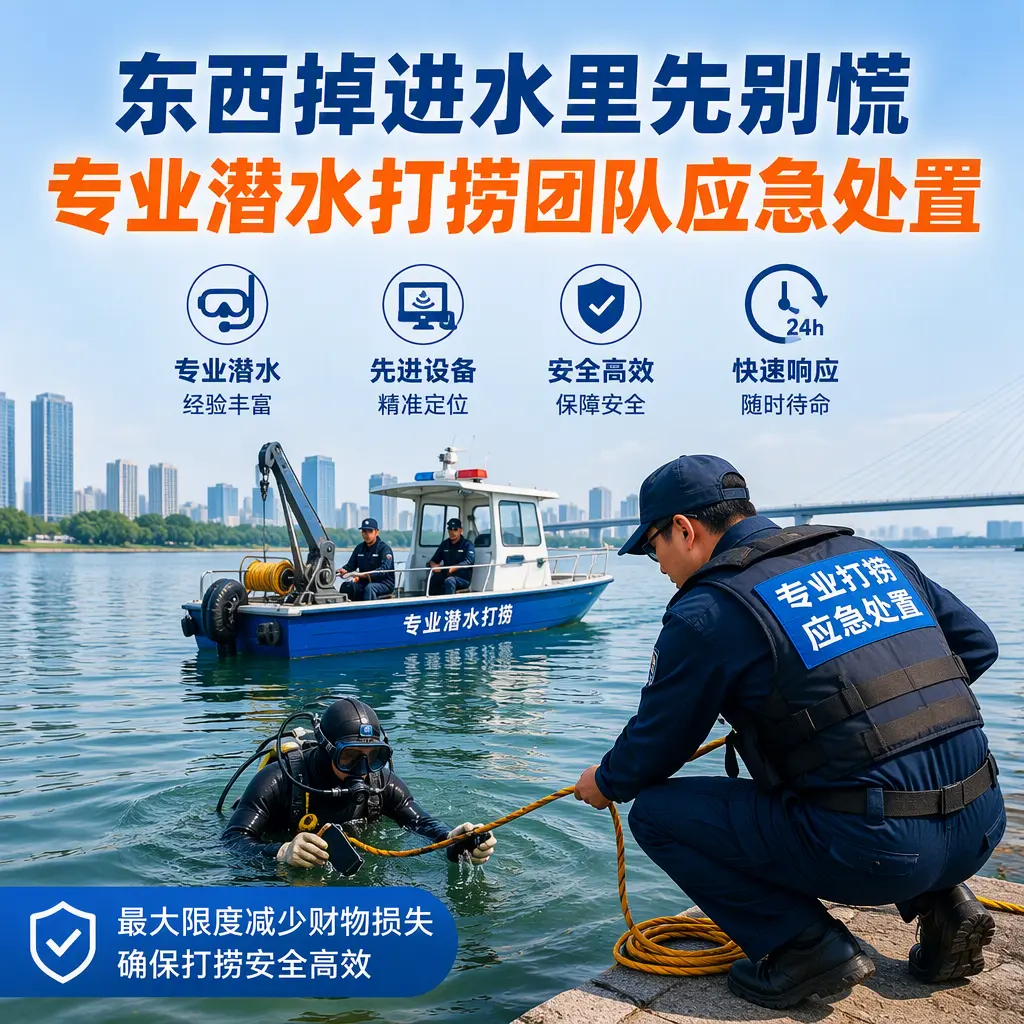 从江东西掉进水里先别慌，专业潜水打捞团队应急处置